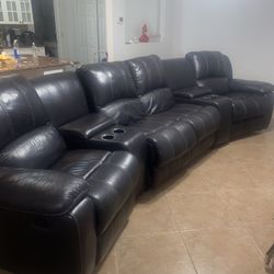 Sectional recliner