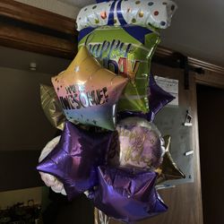 Birthday balloons 9 Of Them 