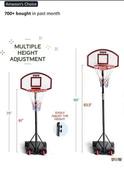 Adjustable Basket ball hoop