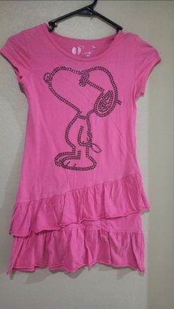  Snoopy Dress Old Navy Small Girls 7/8