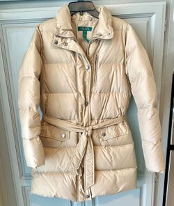 LAUREN RALPH LAUREN Puffer Down Jacket Water Repellent Petite Plus Size P/P