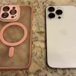 Apple iPhone 13 Pro MLR75LL/A 256GB Silver 5G Ultra Mobile or Prepaid