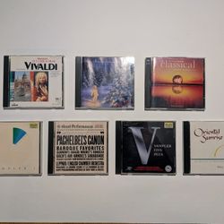 classical music CDs (7 of them, one is double CD)