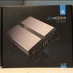 JL Audio Jd400/4 Voice Amplifier Brand New 