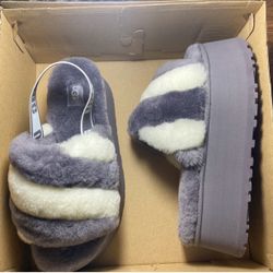 Grey Ugg Disco Stripe