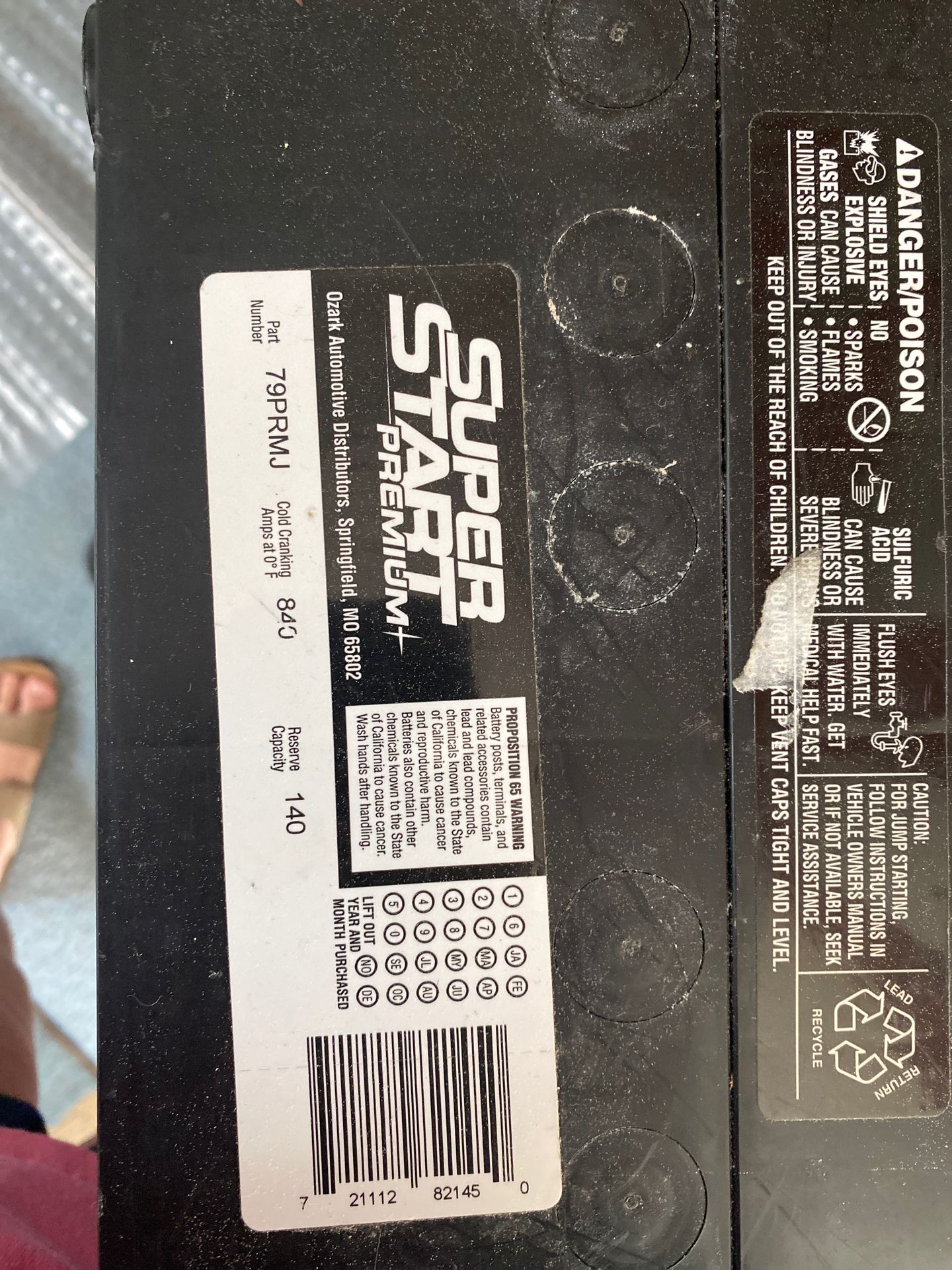 Battery Super Start Premium for Cadillac Seville