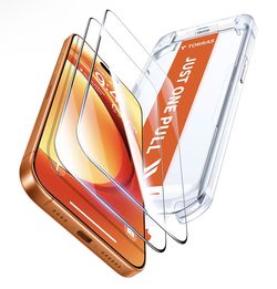 TORRAS Unbreakable for iPhone 17 Pro Screen Protector, 9H+ Military-Grade,12 FT Shatterproof, Aerospace Tempered Glass 2 Pack - Full Coverage, Anti-Sc