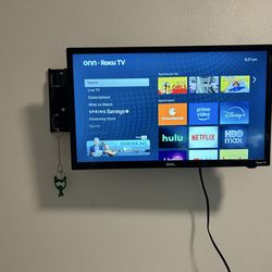 21” roku tv and wall mount