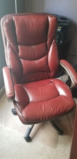 Leather office chair