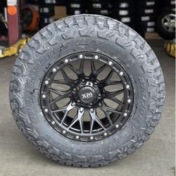 XM704 17x9 6x5.5 +0 Rims Tires Tacoma 4Runner Fjcruiser Silverado Sierra GX460 GX470