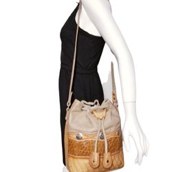 STURDY HANDMADE INDIAN NATIVE OSTRICH TOOLED GENUINE LEATHER PURSE SHOULDER BAG

