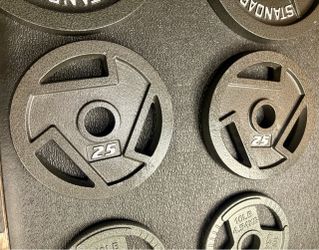 BRAND NEW Olympic  Weights Plates Set: 45s, 35s, 25s & 10s . y#230
