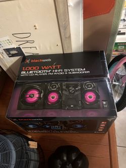 Blackweb 1000 watt sales stereo