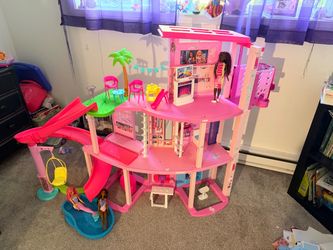 Barbie DreamHouse 3-Story Dollhouse with Accessories