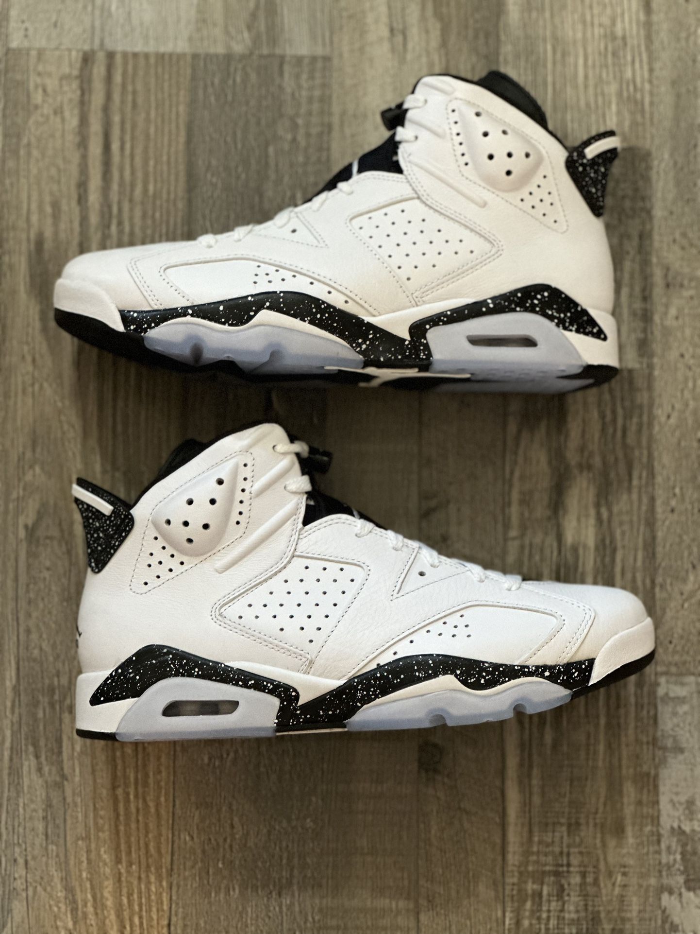 Nike Air Jordan 6 Retro Reverse Oreo Black White Men' Size 10.5 - CT8529-112 New