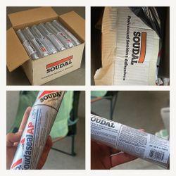 Soudal Soudaseal AP Hybrid Sealant – 50 Tubes (Limestone) – 20oz Sausages