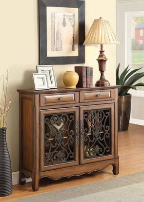 Brand New Brown Accent Cabinet