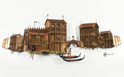 Mid Century Curtis Jere Vienna Wall Art