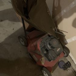 Old 3hp Lawn Mower W Bag 