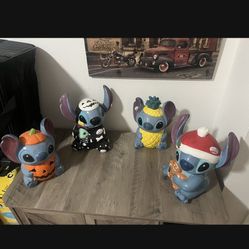Disney Stitch Cookie Jars 
