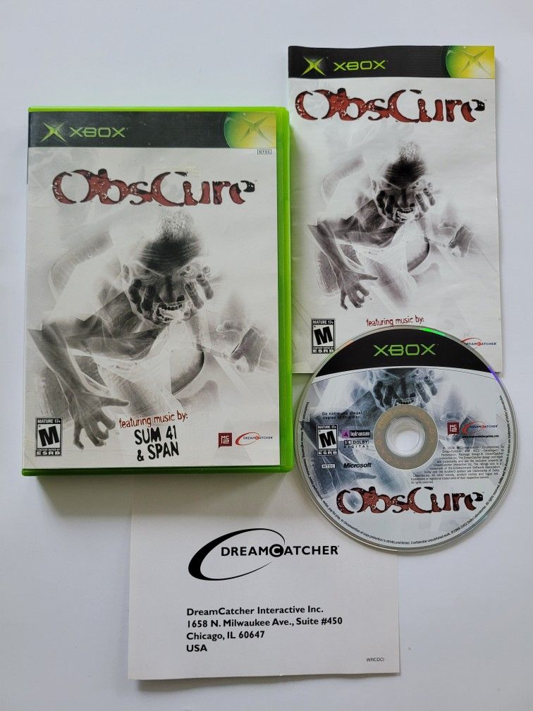 ObsCure Xbox Video Game