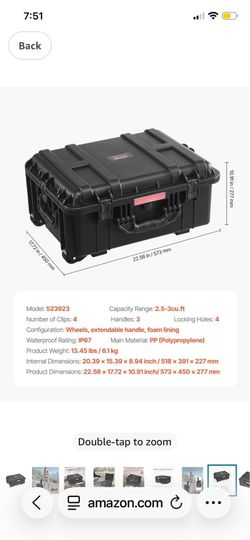 VEVOR Weatherproof Hard Case