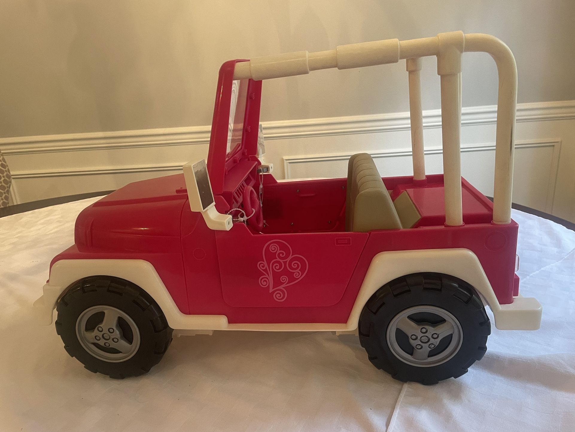 OG girl Jeep Fits American Girl doll