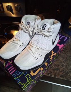 Kyrie 6 Black And White  Adult Size 11