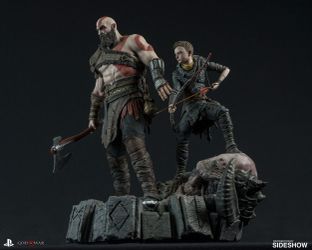 God of war statue