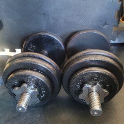 28lbs Dumbells Weights 