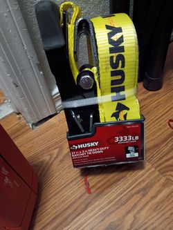 husky heavy duty ratchet strap
