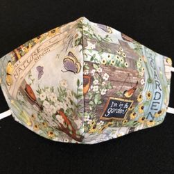 Gardening themed face mask