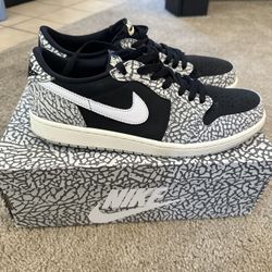 Air Jordan 1 Retro Low Og “Black Cement” Size 11.5