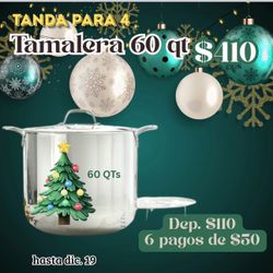 Tamalera 60 Qt De Princess House Nueva 