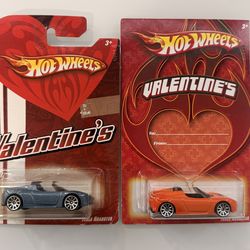 Hot Wheels Tesla Roadster Valentines Day