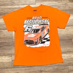 Brad Keselowski Nascar Roush Fenway Keselowski Racing Graphic T Shirt Mens XL