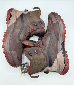 Vans MTE Crestline Goretex Mens 10 Chocolate Brown Hiking Trail Waterproof