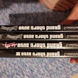 GTA 3, Vice, San Andreas (X2) 4 Complete Games