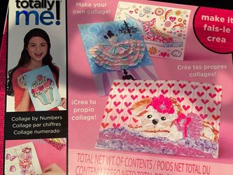 Craft kit - collage by numbers