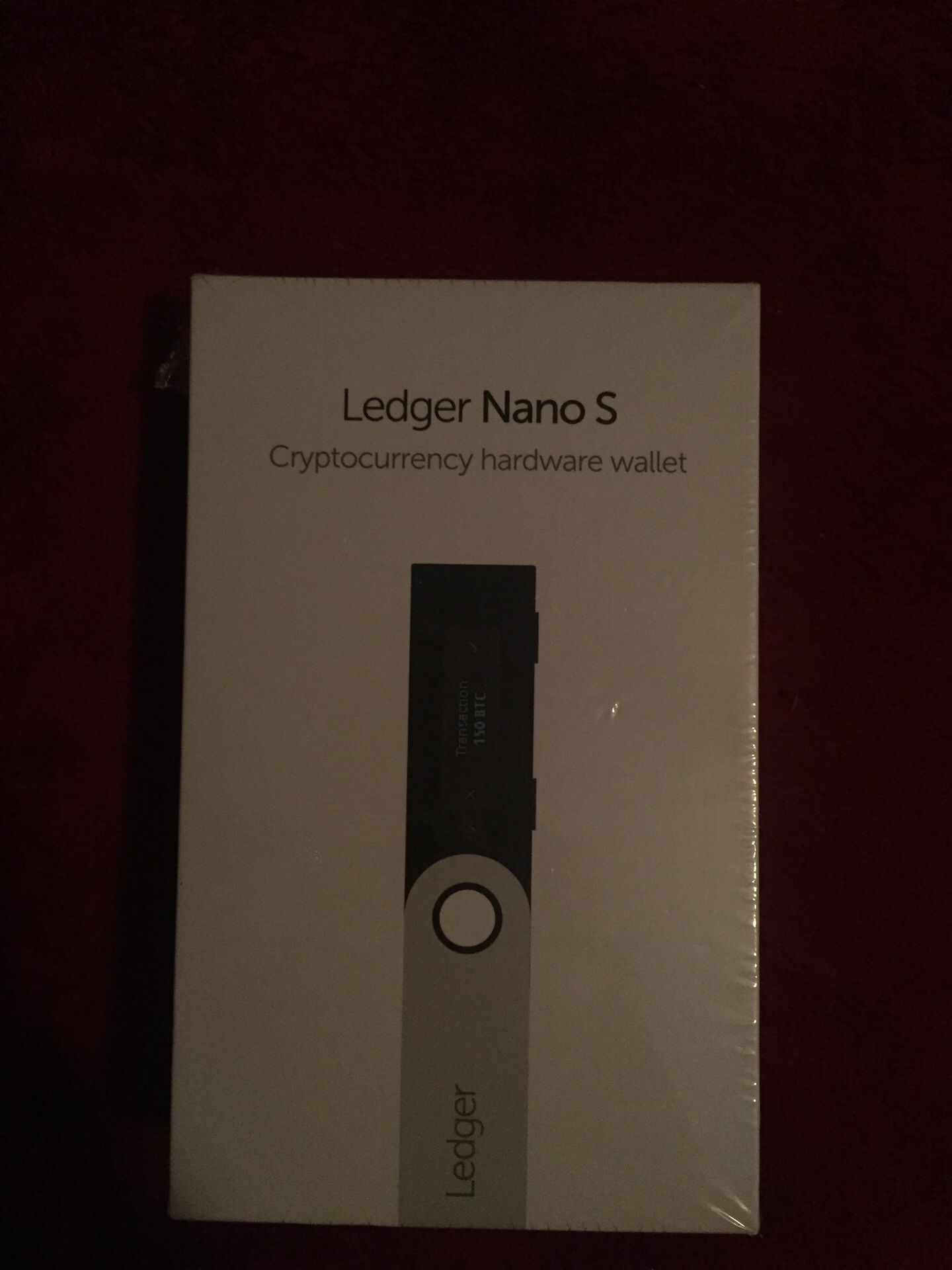 Ledger Nano S Cryptocurrency Wallet