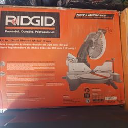 Ridgid new 12’ dual bevel miter saw