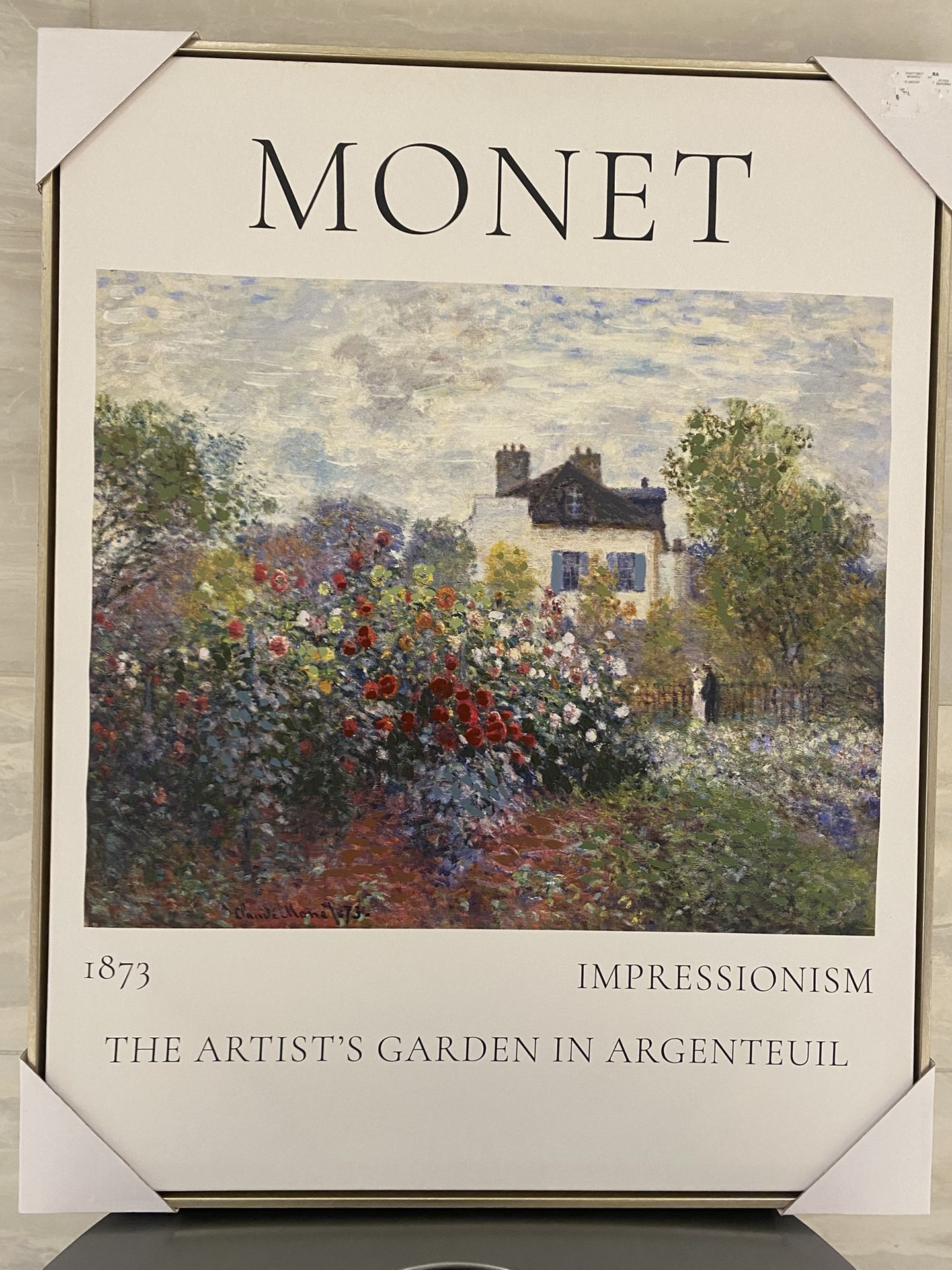 Monet Painting Canvas
