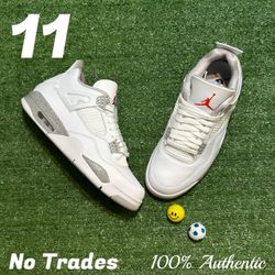 Size 11 Air Jordan 4 Retro “White Oreo” 🐇