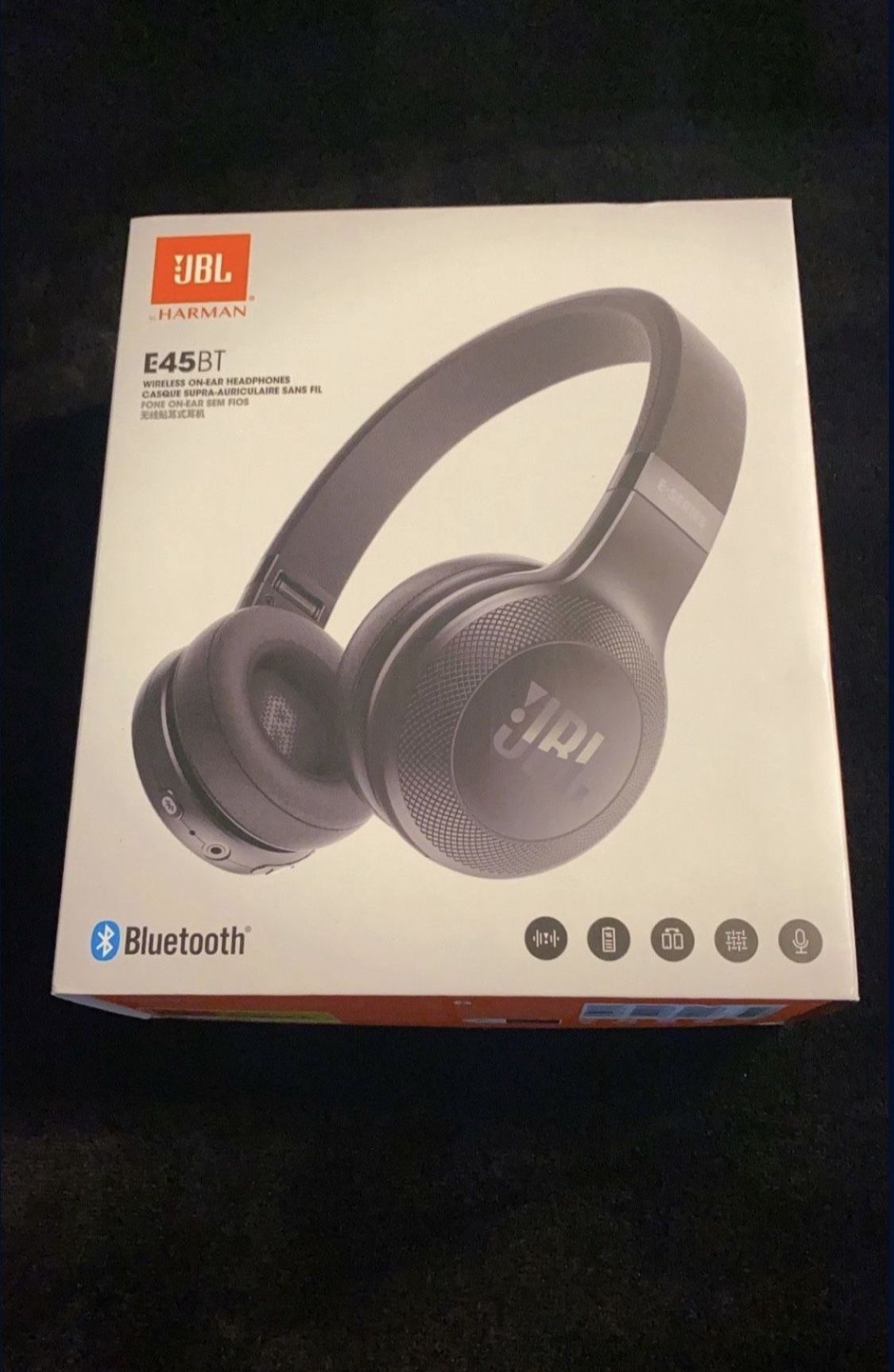 New JBL E45BT Wireless Headphones 