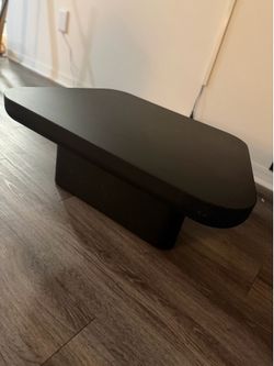 Black coffee table