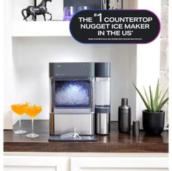 Opal 2.0 XL with 1 Gallon Tank, Chewable Crunchable Countertop Nugget Ice Maker, Scoop included, 38 lbs in 24 hours, Pellet Ice Machine with WiFi & Sm