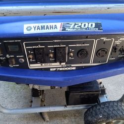 Yamaha 7200 Electric Starter Power Generator 