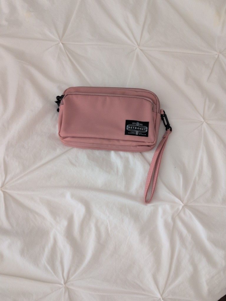 Pink Purse With Coin Purse