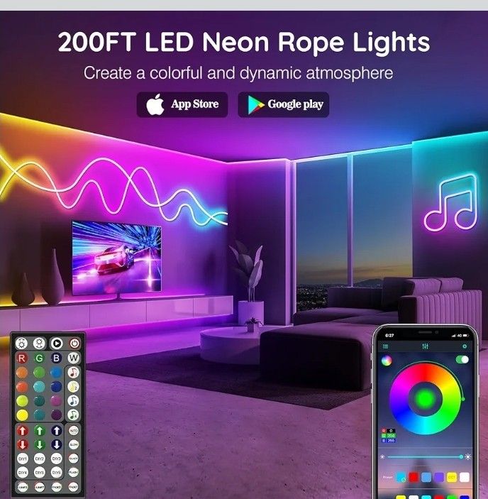 LED NEON ROPE LIGHTS