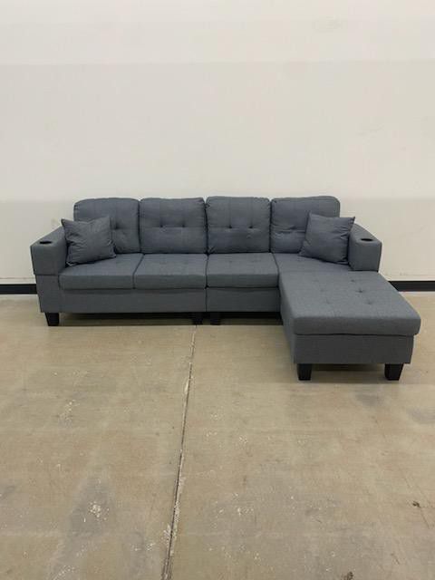 New Sectional Couch With Ottoman 
